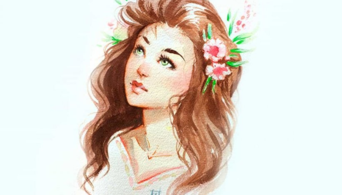 Видео урок рисования акварелью _Портрет сказочной _0.png